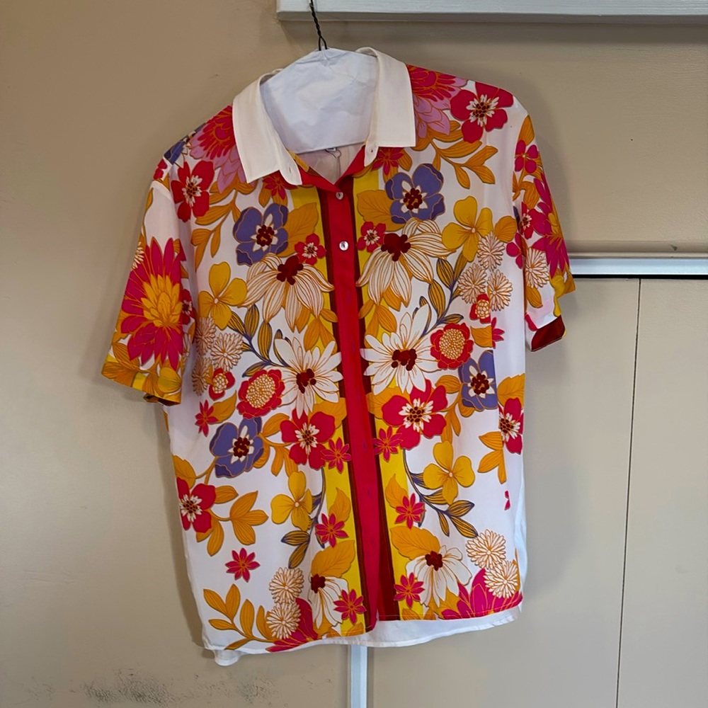 Johnny Was Penny Button Down Shirt